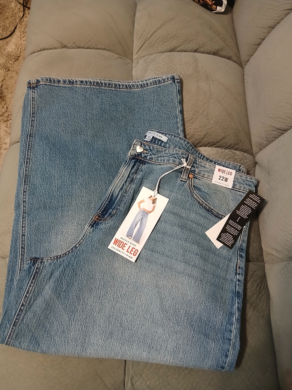 Celebrity Pink Wide Leg Jeans